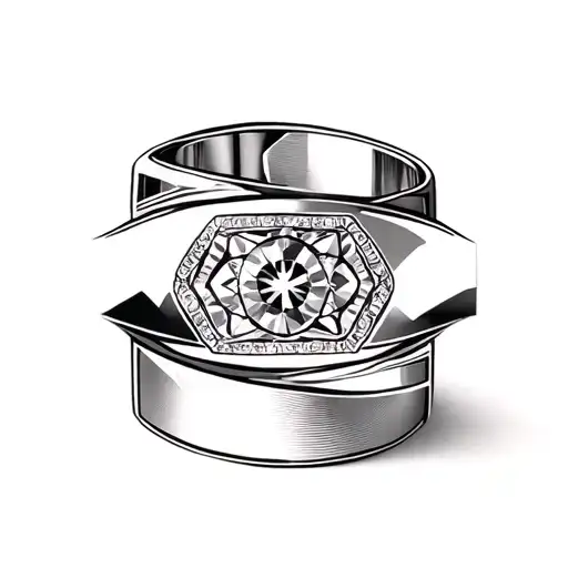 wedding ring tattoo for finger male tattoo design idea
