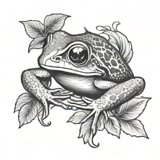 Coqui taíno surrounded I love you cousin kevin forever tattoo design idea