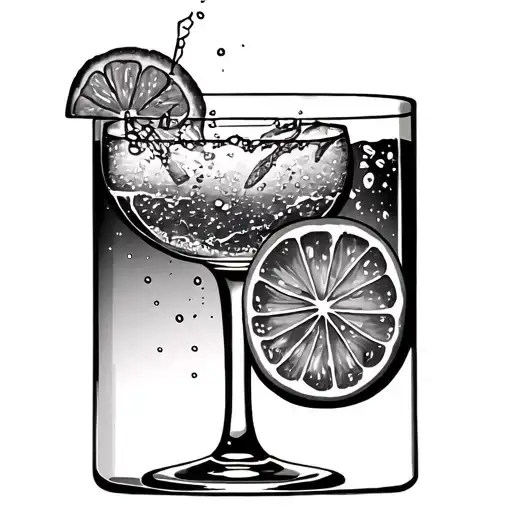 Aperol Spritz tattoo design idea