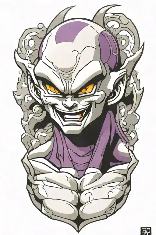 frieza dragon ball tattoo design idea