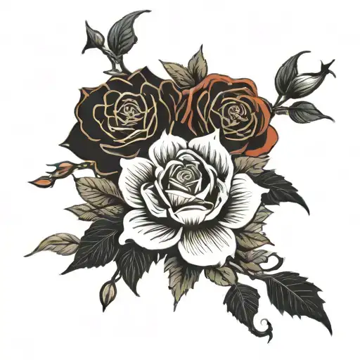 court of thorns and roses tattoo design idea