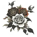 court of thorns and roses tattoo design idea