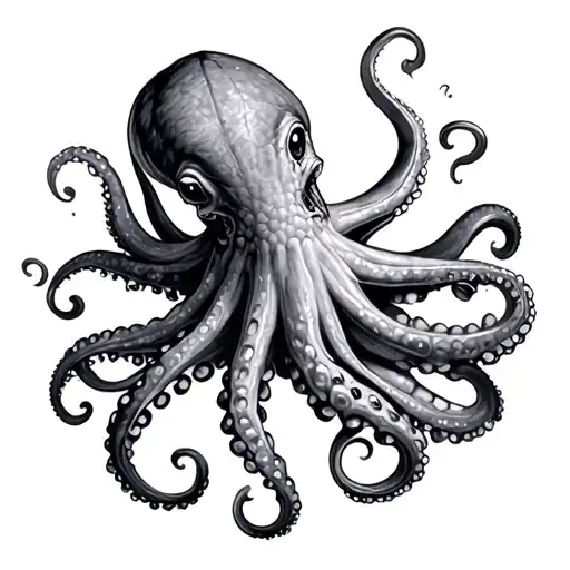 Neo Traditional Octopus tattoo design idea