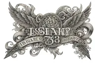 Isaiah 43:18-19 tattoo design idea