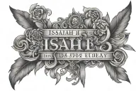 Isaiah 43:18-19 tattoo design idea
