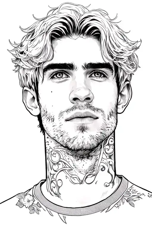 Friend Andrew Garfield tattoo design idea
