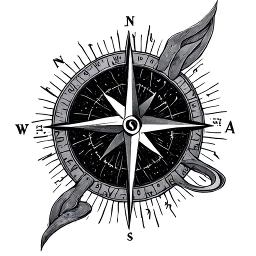 Compass or Sundial – representing God directing your path (Proverbs 3:6)&nbsp;&nbsp;&nbsp;&nbsp;•&nbsp;&nbsp;&nbsp;&nbsp;Hand drawing a path or blueprint – sym tattoo design idea