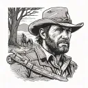 possum Arthur Morgan red dead redemption 2 tattoo design idea