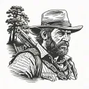 possum Arthur Morgan red dead redemption 2 tattoo design idea