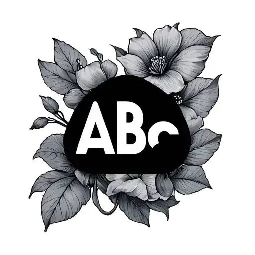 Abc Blocks tattoo design idea