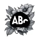 Abc Blocks tattoo design idea