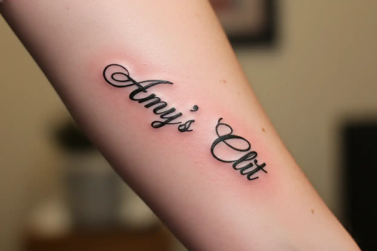 "Amy’s Clit" tattoo design idea