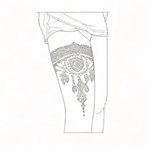 henna tattoo tattoo design idea