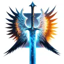 final fantasy 7 Buster sword with sephiroth in reflection tattoo design idea