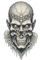 zombie tattoo design idea