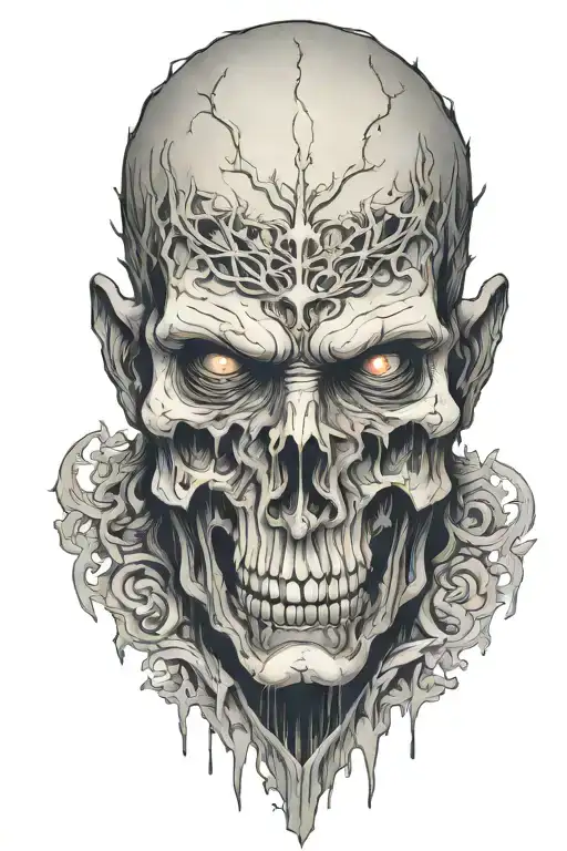 zombie tattoo design idea