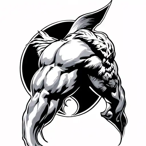 tricep tattoo design idea