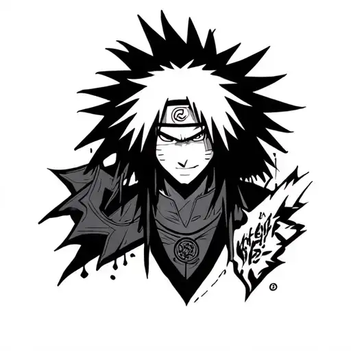 Madara Uchiha tattoo design idea