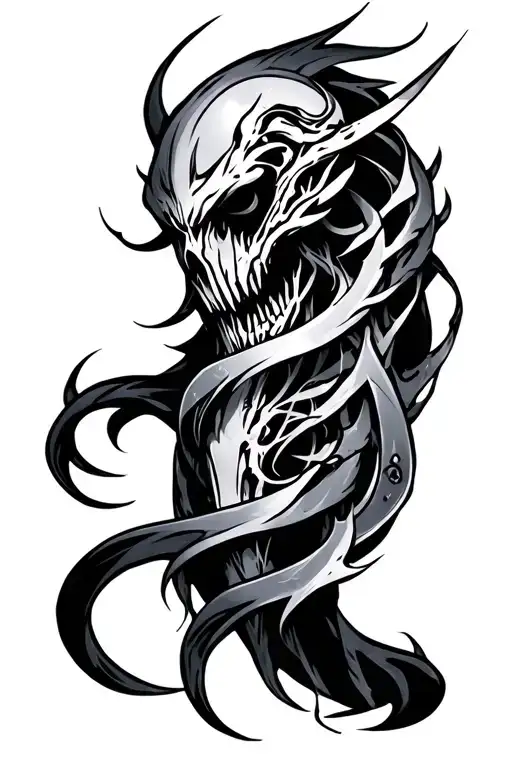 cyber cygil from my leg tattoo design idea