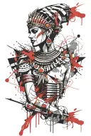 Cleopatra tattoo design idea
