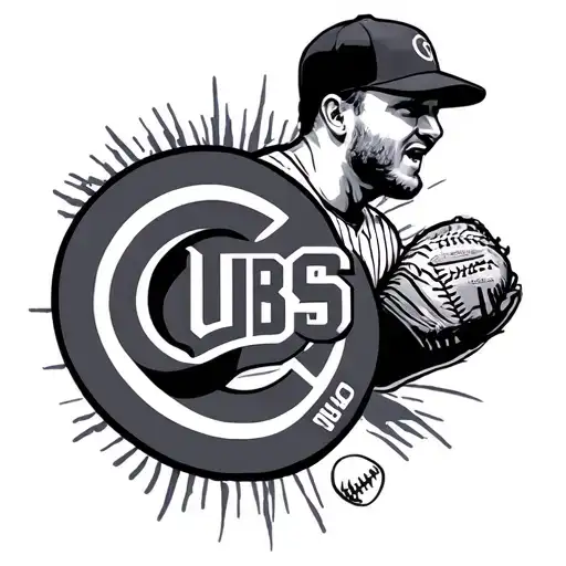 Chicago cubs tattoo design idea