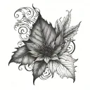 the name Autumn tattoo design idea