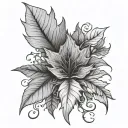 the name Autumn tattoo design idea