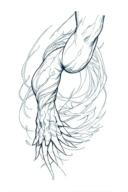 Bicep tattoo design idea