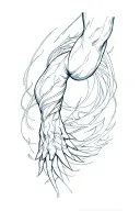 Bicep tattoo design idea