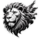 lion, greek mythology, car engine tattoo design idea