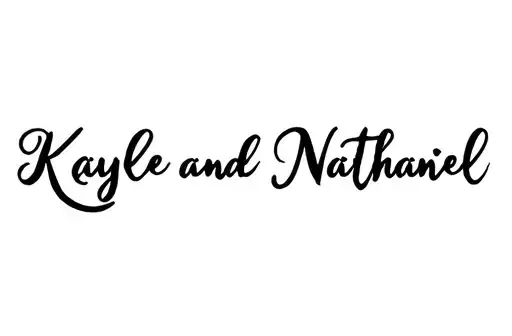 "Kaylee and Nathaniel" tattoo design idea