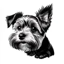 Cockapoo tattoo design idea