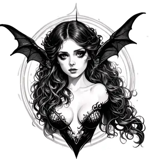 Succubus Womb tattoo design idea