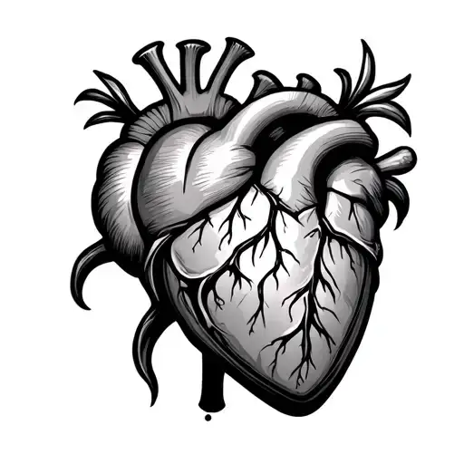 Protected Heart tattoo design idea