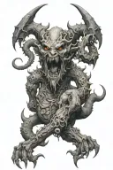 asmodeus leviathan belphegor beelzebub tattoo design idea