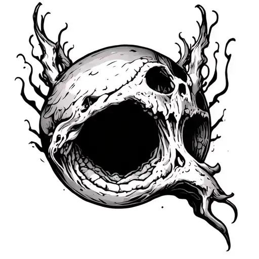 Butthole tattoo design idea