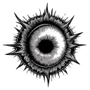 Butthole tattoo design idea