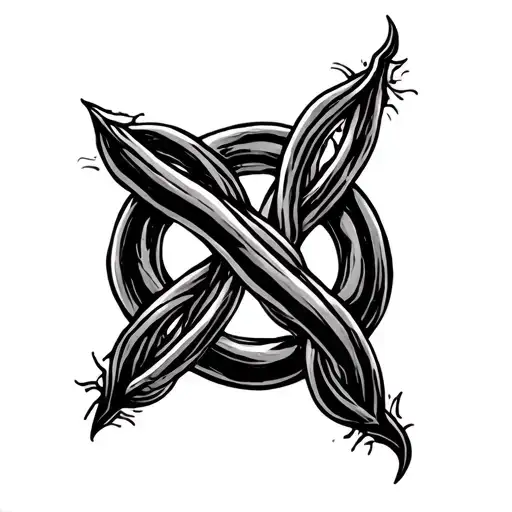 Witches Knot tattoo design idea
