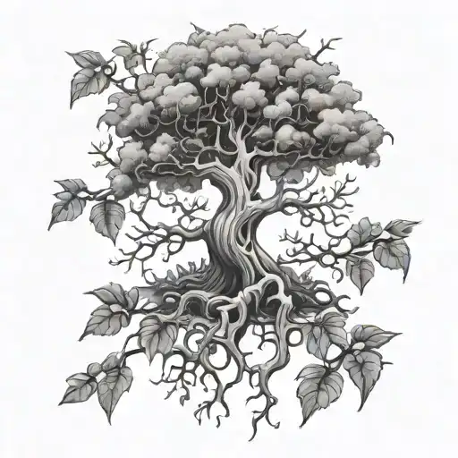 Poison Tree tattoo design idea