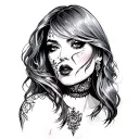 slut tattoo design idea