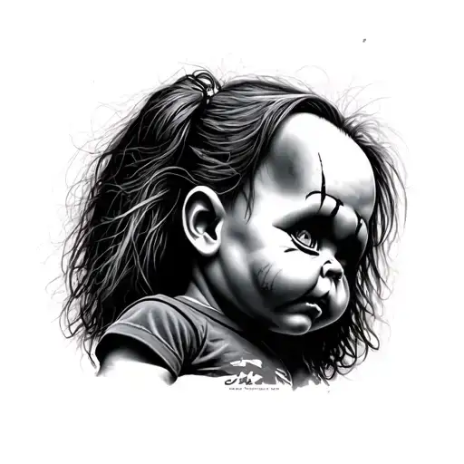Chucky tattoo design idea