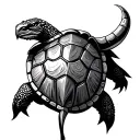Viking Turtle tattoo design idea