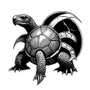 Viking Turtle tattoo design idea