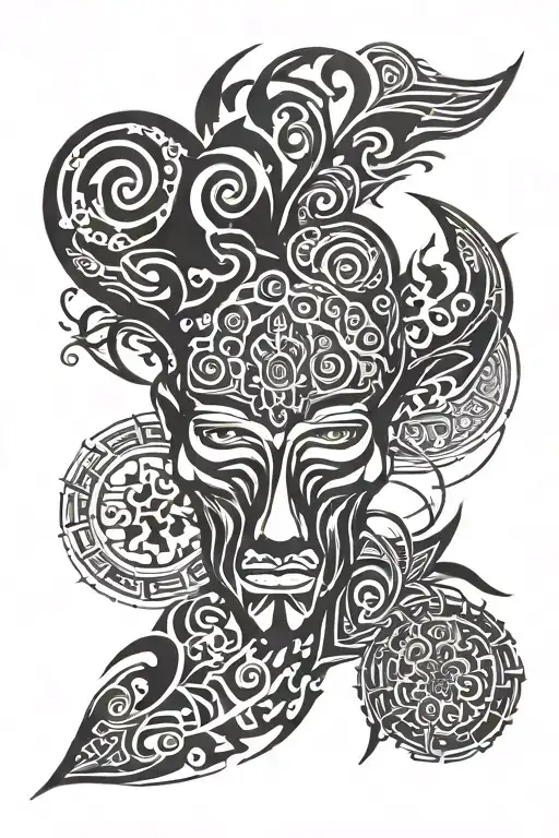 ptsd inside myself tattoo design idea