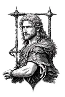 Thorfinn's Days From Vinland Saga tattoo design idea