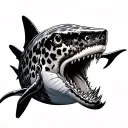 Leopard Shark tattoo design idea