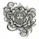 devotion tattoo design idea