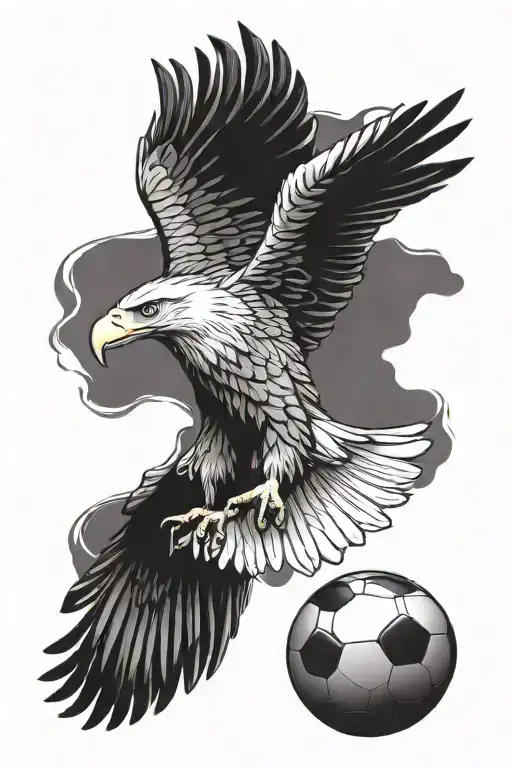 bald eagle, greek mythology circe, real madrid soccer tattoo design idea