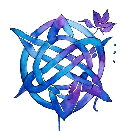 Witches Knot tattoo design idea