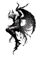game devil my cry dante fallen angels tattoo design idea